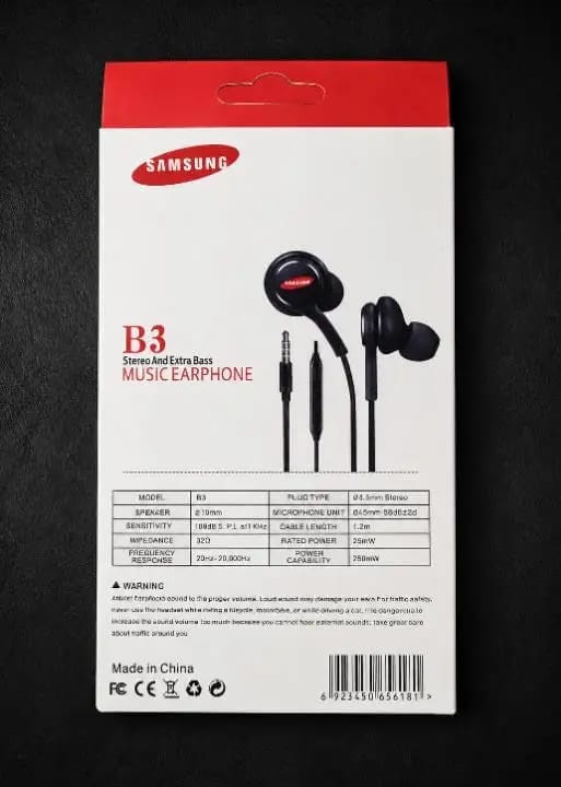 Samsung B3 Handsfree with Microphonwe