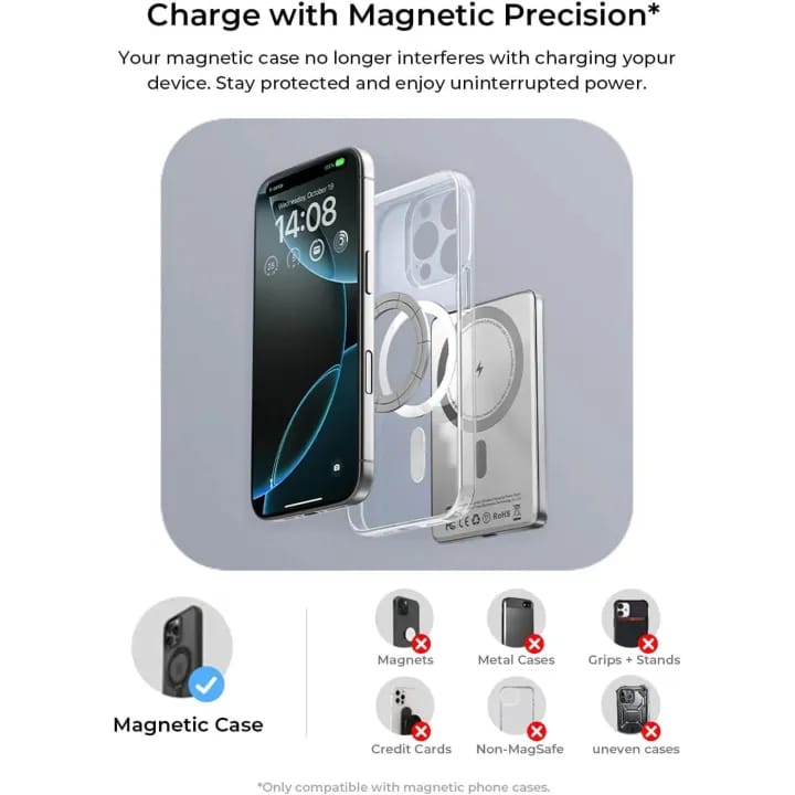 5000mAH Magnetic Wireless Power Bank