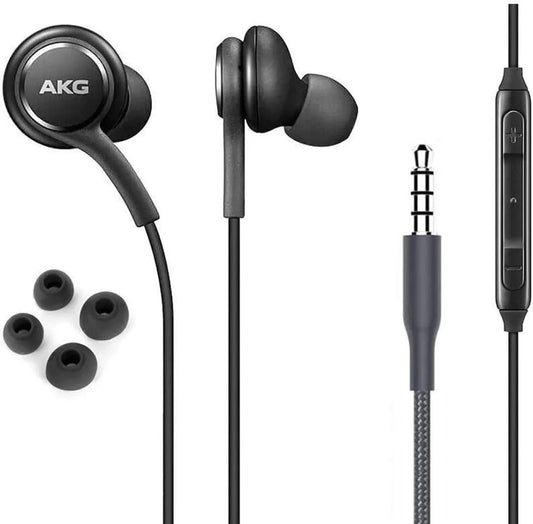 AKG Wired Earphones with Mic Black