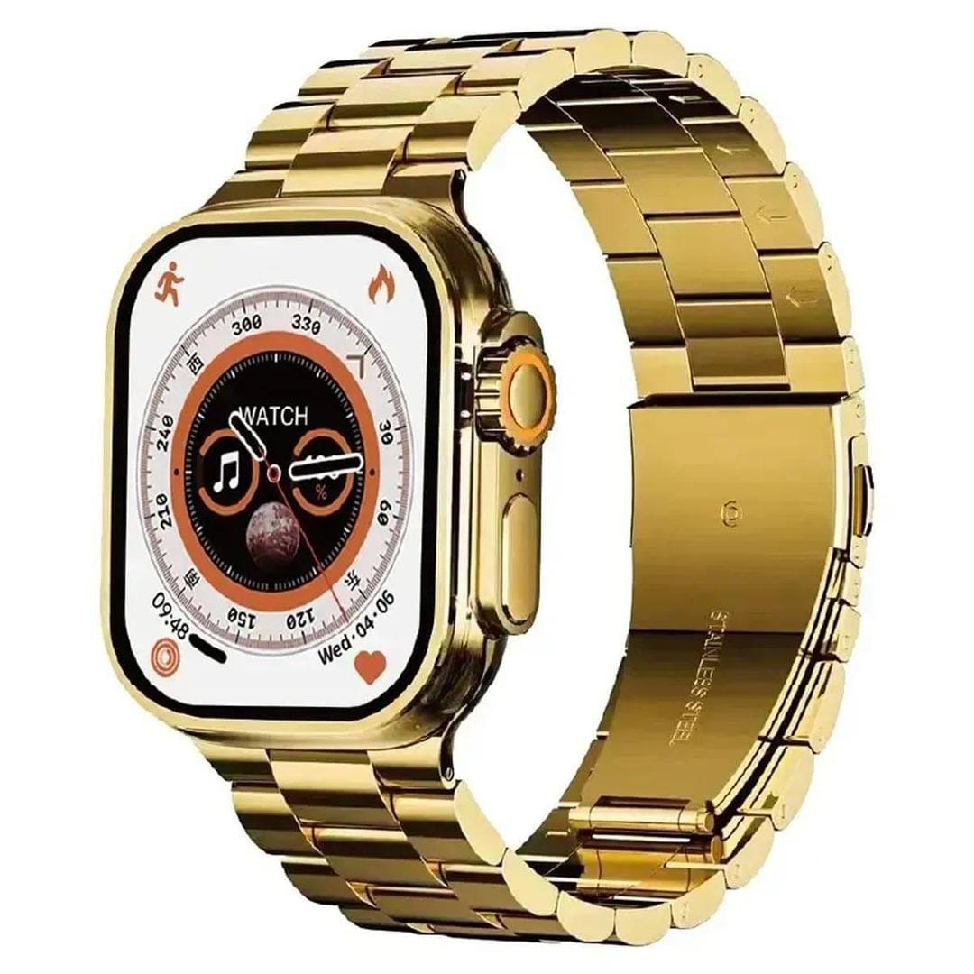 Health Smart Watch - Gold Orange