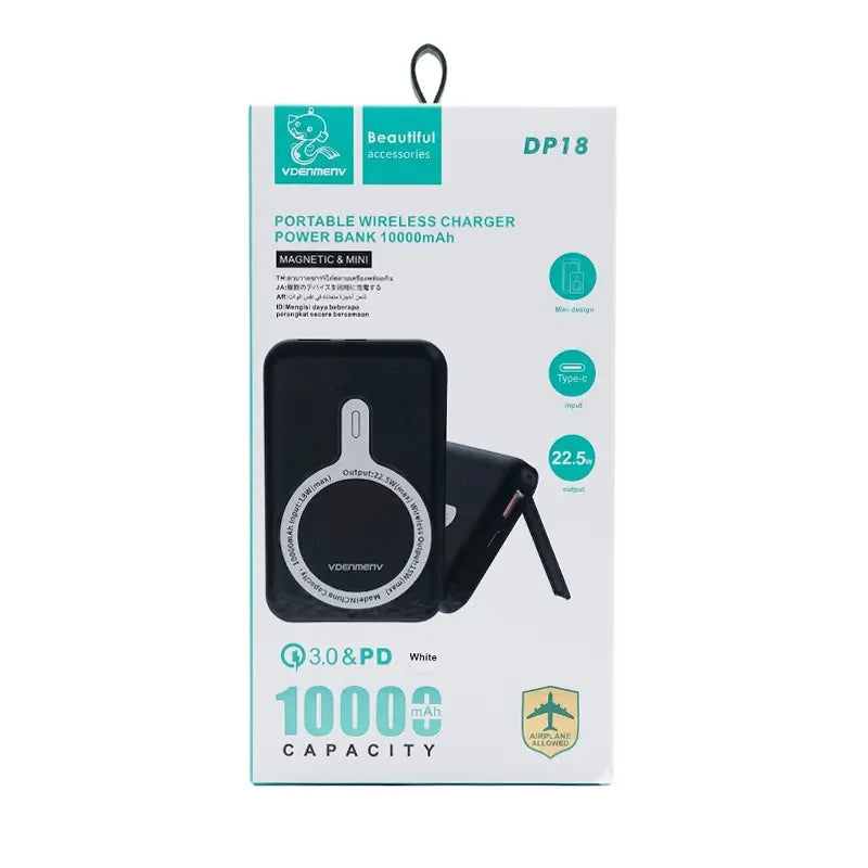 Vdenmenv (DP18) Wireless 10000 mAh Power Bank